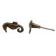Antique Seahorse Metal Cabinet Knobs
